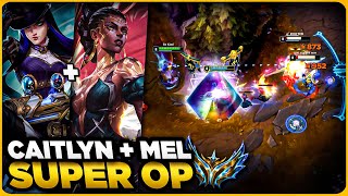 MEL e CAITLYN é a LANE MAIS FORTE do JOGO? | MONO CAITLYN GAMEPLAY