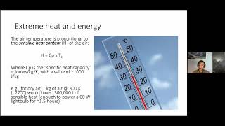 04 Dr. Tom Matthews (LU) - Lecture on Physical drivers of extreme heat with exercises