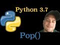 Python 3.7: Pop() List Method In Python