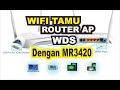 TPLINK MR3420 I WIFI GUEST I WDS AND ROUTER AP