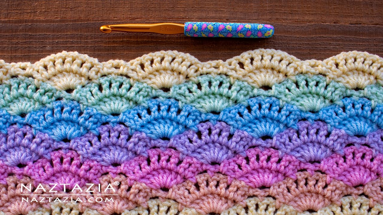 Shell Stitch Tutorial Crochet Shell Stitch