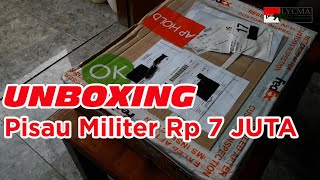 UNBOXING Paket Pisau Militer Seharga 7 JUTA RUPIAH!!