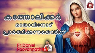 Why Catholics Pray to Mother Mary?  Fr Daniel Poovannathil.