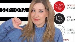 I'M SKIPPING THE SEPHORA VIB SALE...HERE'S WHY.