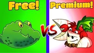 Plants vs Zombies 2 Walkthrough PARSNIP vs GUACODILE - Free vs Premium Series Primal Gameplay PVZ 2