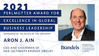 The Perlmutter Award for Excellence in Global Business Leadership