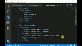IONIC4 Text To Speech