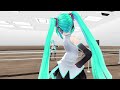 mmd vr 180 4k xyzの魔法リハーサル中のtda式ミクさん