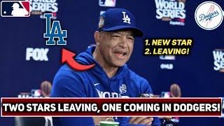 🚨 MLB URGENT! TWO STARS LEAVING, ONE ARRIVING AT THE DODGERS? SHOCKING! LOS ANGELES DODGERS NEWS