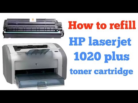 How to refill HP laserjet 1020 plus toner cartridge || Krishna chand || How to refill HP laserjet 1020 plus toner cartridge || Krishna chand ||