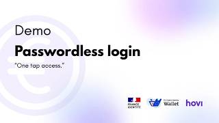 Passwordless Login with EUDI Wallet | Hovi Demo
