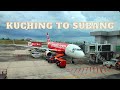 Kuching To Subang Airport : Air Asia A320