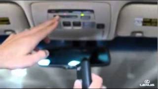 How To Pair Garage Door Opener with a Lexus ES 350