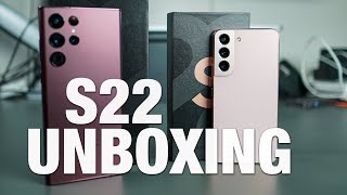 UNBOXING: Samsung Galaxy S22, Galaxy S22 Ultra!