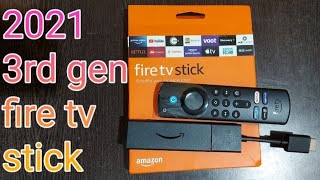 New Amazon fire TV stick 2021 3rd generation unboxing and installation