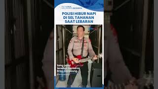 Viral Sosok Brian Marpaung Polisi Viral Hibur Napi di Sel saat Lebaran Nyanyikan Lagu Bento