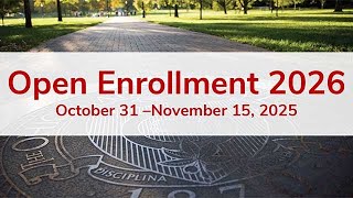 2026 Open Enrollment Benefits Overview