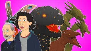 ♪ GODZILLA KING OF THE MONSTERS THE MUSICAL - Animated Parody Song