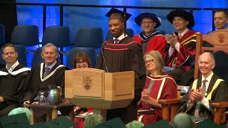 2018 Convocation Ceremony 4 Student Speaker Joses Akampurira