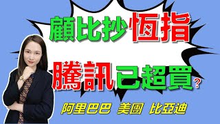 港股研究室 I 顧比又要抄底恆指，騰訊已超買？汽車股有得升？ I 恆指 HSI I 騰訊 I 阿里巴巴 I 美團 I 比亞迪 I 長城汽車 I 富途 FUTU I 特斯拉 TSLA I 苹果 AAPL