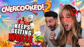 Our third time playing, and we're still BAD | Playing Overcooked 2 with my GF