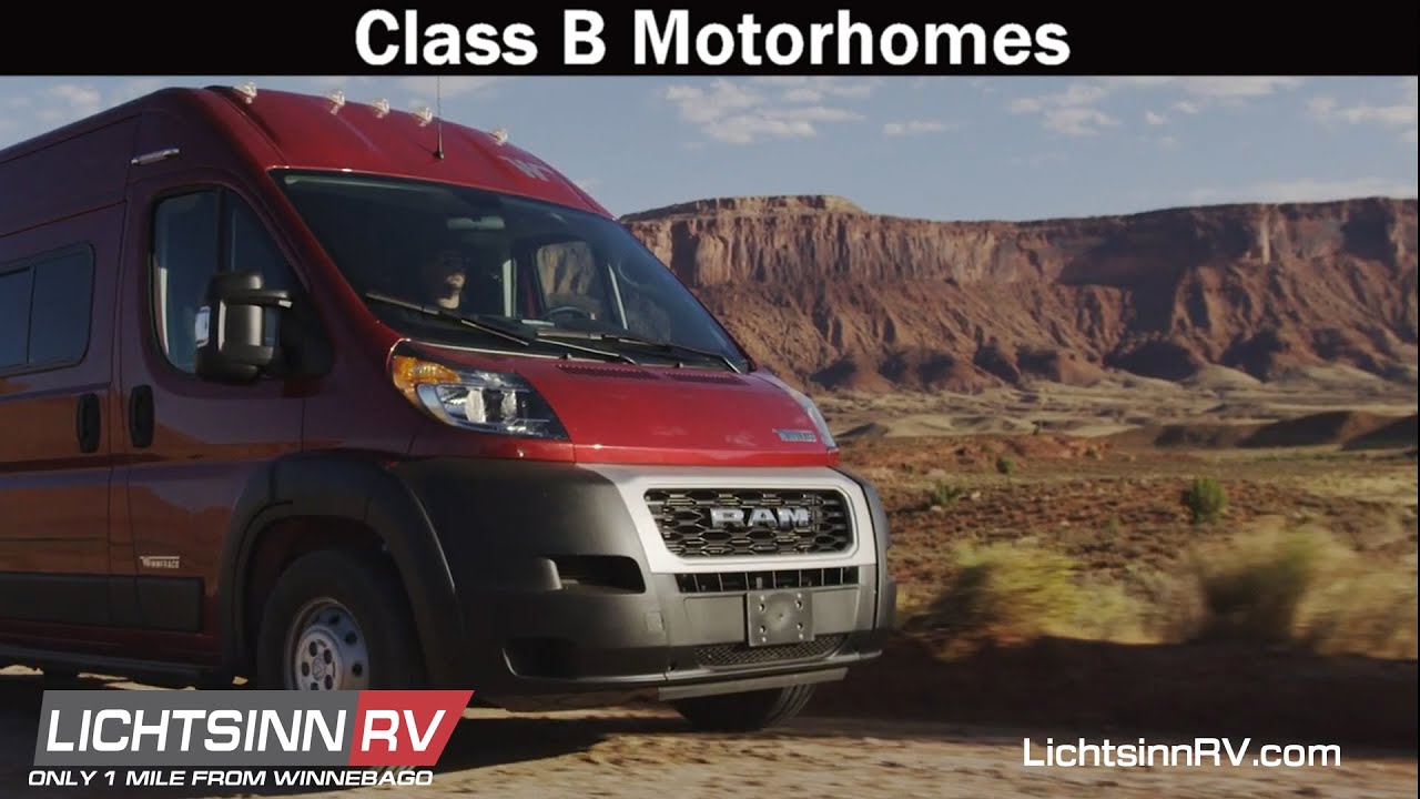 LichtsinnRV.com - Winnebago Class B Camper Van Lineup - YouTube