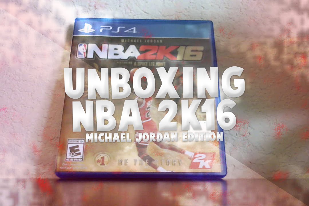 *Unboxing* NBA 2k16 Michael Jordan Edition - YouTube