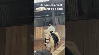 Ils sont comment tes départs au galop??