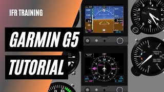 Using Garmin G5 to Fly IFR | G5 Tutorial on an Instrument Approach | GFC 500 Autopilot