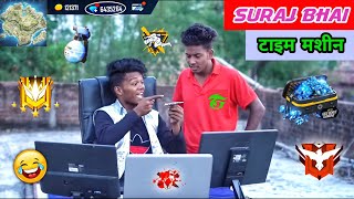 Time Machine: Suraj Comedy Video 🤣| suraj free fire / dubbing video Hindi @P28_Gaming__1