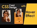 CSS Card Hover effect | csPoint web designing tutorials