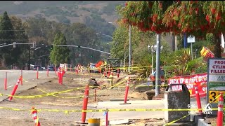 Sidewalk, curb installation project underway along Madonna Rd. in SLO