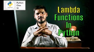 Lambda Functions In Python - Python For Data Science Class 10 - Urdu / Hindi
