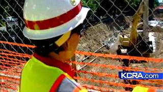 Sacramento Levee Repair Underway