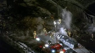Raw: Fiery NJ Turnpike Crash Kills 1