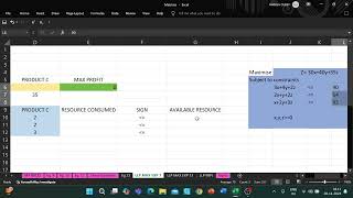 LPP SOLVER: BUSINESS MATH PRACTICAL LAB B.COM(H) DU