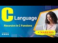 Recursion in C Functions | C Language Tutorial