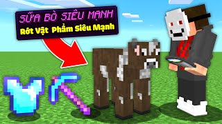 Minecraft, Nhưng Sữa Bò Cho Vật Phẩm Siêu Mạnh