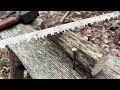 Never Struggle with a  Bowsaw Again! Bushcraft Hack