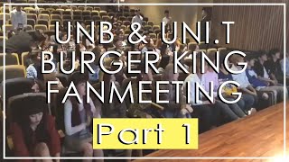 [ENG SUB] 180919 UNB \u0026 UNI.T - Burger King Fan Sign Part 1