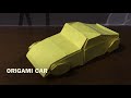 Origami Car/Coupé (Devansh Shah) tutorial