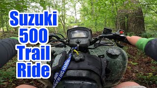 Trail Riding with my Suzuki Vinson 500