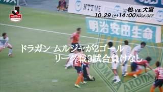 10/29(土)14:00KO 年間勝点6位柏と4位大宮 上位に踏みとどまるのはどっちだ【プレビュー：明治安田Ｊ１ 2nd 第16節 柏vs大宮】