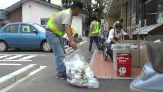 うきはかいねっと　やすらぎ会レガート　コンビニの清掃作業　2015/08/28