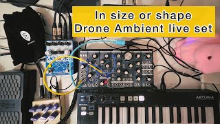 In Size Or Shape Drone Ambient live set Pittsburgh Modular SV-1b Modular