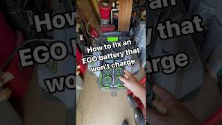 How to fix an EGO battery that won’t charge #tools #lawncare #howto