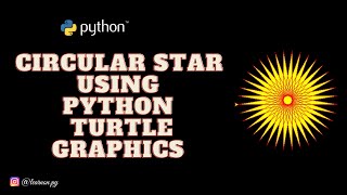 How to Draw Simple Flower In Python Turtle | Python Turtle Graphics - 7 | Python | Programming