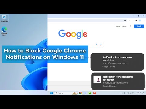 How to Disable Chrome Notifications on Windows 11