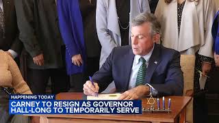 Delaware Governor John Carney to resign, Lieutenant Governor Bethany Hall-Long to temporarily serve