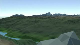 Real World Terrain via Unity and OpenTopography.org